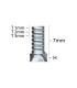 Zimmer® Screw-Vent Ø 3.5 Link Rotante "Versione Slim H2"+ Vite